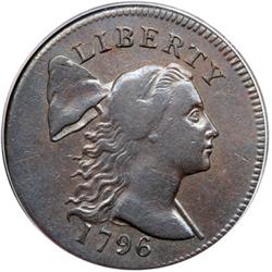 1796 S-81 R3 PCGS graded AU50.