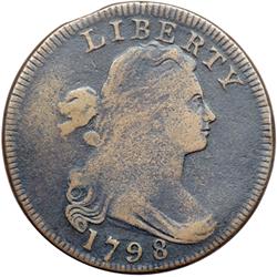 1798 S-155 Reverse of 1796 R3 VG7.