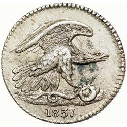 1837 Feuchtwanger Cent Hard Times Token Low-120 Rulau