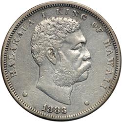1883 Hawaiian $1