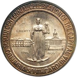 1936-D Columbia 50C PCGS MS67