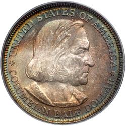 1892 Columbian 50C PCGS MS66