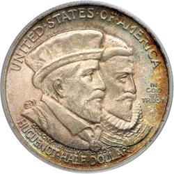 1924 Huguenot-Walloon 50C PCGS MS66