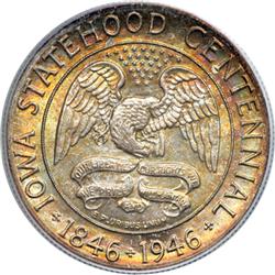 1946 Iowa 50C PCGS MS68