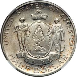 1920 Maine 50C NGC MS65