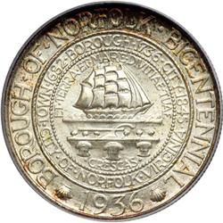 1936 Norfolk 50C PCGS MS68