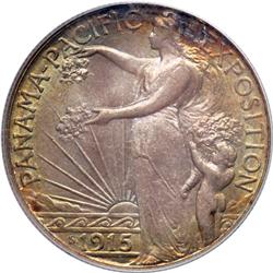 1915-S Panama-Pacific 50C PCGS MS67