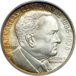 1936 Robinson-Arkansas 50C PCGS MS67