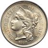 Image 1 : 1867 Nickel 3C PCGS MS65