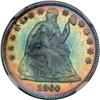 Image 1 : 1860 Liberty Seated H10C. Obv of 1859 NGC MS67
