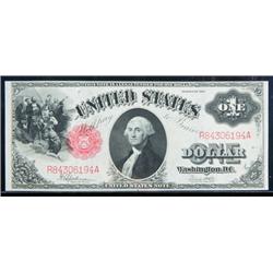 1917, $1 United States Note. PCGS Currency About New 53