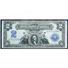 1899, $2 Silver Certificate. PCGS Currency About New 50