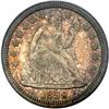 Image 1 : 1859 Liberty Seated 10C. Transitional PCGS Proof 66