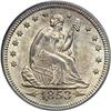 1853 Liberty Seated 25C. Arrows & Rays PCGS MS64