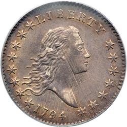 1794 Flowing Hair 50C PCGS AU58