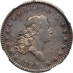 1795 Flowing Hair 50C NGC AU58