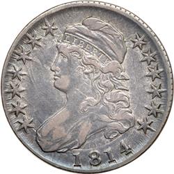 1814 Capped Bust Half Dollar VF25