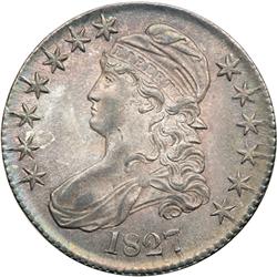 1827 Capped Bust Half Dollar AU50