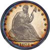 Image 1 : 1873 Liberty Seated 50C. Arrows NGC PF65 CAM