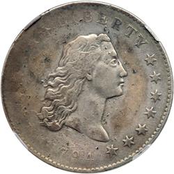 1794 Flowing Hair $1 NCS VF20 Details