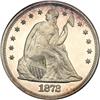 Image 1 : 1872 Liberty Seated $1 PCGS PF64 DC