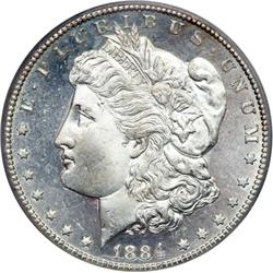 1884-CC Morgan $1 PCGS MS65 DMPL