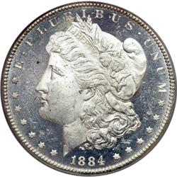 1884-CC Morgan $1 PCGS MS64 DMPL