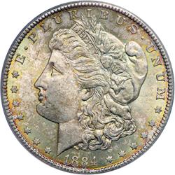 1884-CC Morgan $1 PCGS MS64