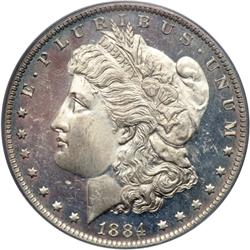 1884-O Morgan $1 PCGS MS64 DMPL