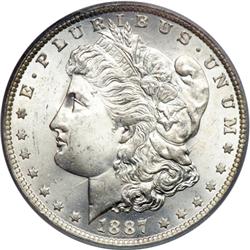 1887-O Morgan $1 PCGS MS64