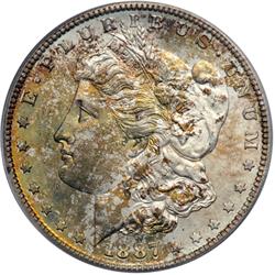 1887-S Morgan $1 PCGS MS64