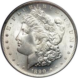 1890-S Morgan $1 PCGS MS64