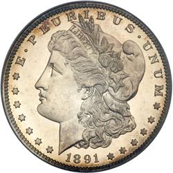 1891 Morgan $1 PCGS PF65 CAM