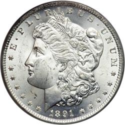 1891-CC Morgan $1 PCGS MS64
