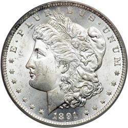 1891-CC Morgan $1 PCGS MS63