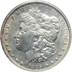 1895-O Morgan $1 NGC AU50