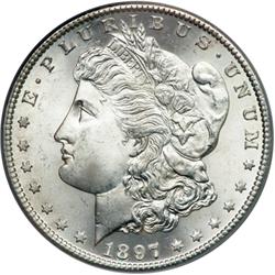 1897-S Morgan $1 PCGS MS65