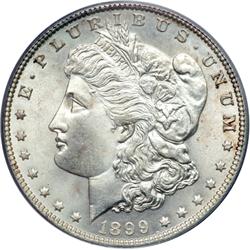 1899 Morgan $1 PCGS MS65