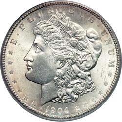 1904 Morgan $1 PCGS MS64