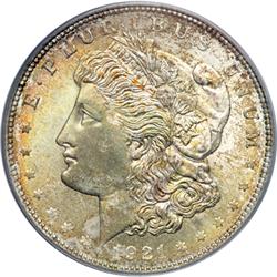 1921 Morgan $1 PCGS MS65