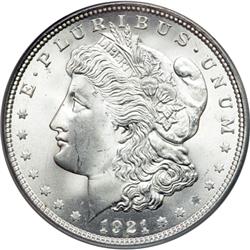 1921 Morgan $1 PCGS MS65