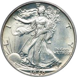 1940-S Liberty Walking 50C PCGS MS66