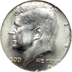 (1964) Kennedy Half Dollar NGC Mint Error MS63