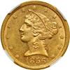 Image 1 : 1856-C $5 Liberty NGC MS61