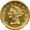 Image 1 : 1859-D $2.50 Liberty NGC MS61
