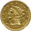 Image 1 : 1860-C $2.50 Liberty NGC MS62