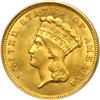 Image 1 : 1856 $3 Gold PCGS MS64