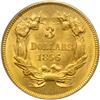 Image 2 : 1856 $3 Gold PCGS MS64