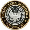 Image 2 : 2000-W Library of Congress Bimetallic $10 PCGS PR69DCAM