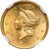 Image 1 : 1852 $1 Gold Liberty NGC MS67